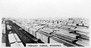 Güterbahnhöfe, Winnipeg, Manitoba, Kanada, ca. 1920er von Unbekannt