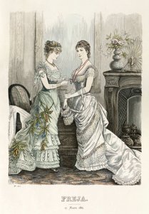 Freja illustrierte skandinavische Modezeitung 1881, Illustration Nr. 6