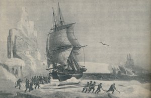Französische Antarktisexpedition unter Kapitän JSC Dumont d