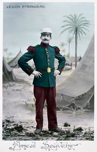Postkarte der französischen Fremdenlegion, ca. 1900 von Unbekannt