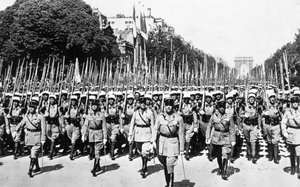 Überprüfung der französischen Fremdenlegion, Paris, 14. Juli 1939 von Unbekannt