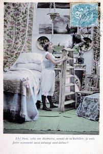 Französische Postkarte, ca. 1900 von Unbekannt
