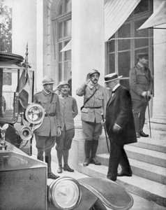 Französischer Premierminister Georges Clemenceau in Versailles, Frankreich, 3. Juni 1918 von Unbekannt