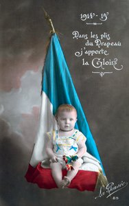 Französische Postkarte aus dem Ersten Weltkrieg, 1914-1918 von Unbekannt