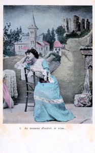 Französische Postkarte, ca. 1900