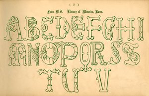 Aus der Bibliothek der Minerva, Rom, 1862 von Unbekannt