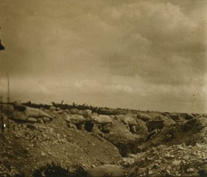 Frontlinie, Jonchery, Nordfrankreich, ca. 1914-1918