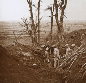 Frontlinie, Les Éparges, Nordfrankreich, ca. 1914-ca. 1918