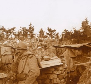 Frontlinie, Verdun, Nordfrankreich, 1916