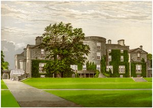 Galloway House, Wigtownshire, Schottland, Heim des Earl of Galloway, ca. 1880