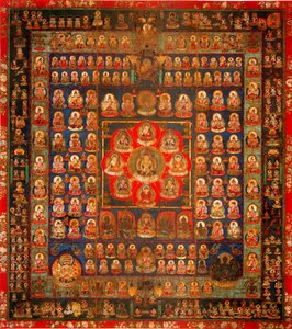 Garbhadhatu Mandala, 8.-9. Jahrhundert