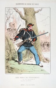Garde Mobile der Departements, Belagerung von Paris, 1870-1871 von Unbekannt