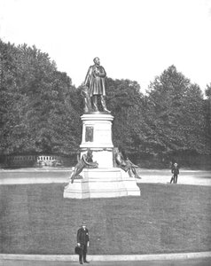 Garfield-Statue, Washington DC, USA, um 1900