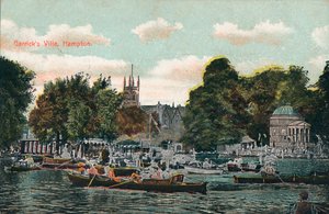 Garricks Villa, Hampton, um 1910 von Unbekannt
