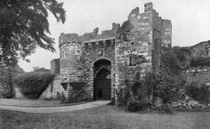 Tor zu Beaumaris Castle, Anglesey, Wales, 1924-1926
