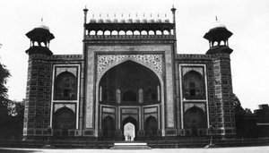 Tor zum Taj Mahal, Agra, Indien, 1916-1917