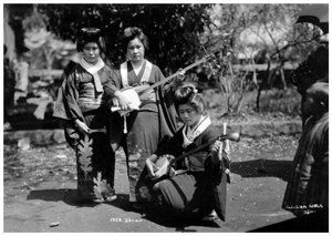Geisha-Mädchen, Japan, frühes 20. Jahrhundert