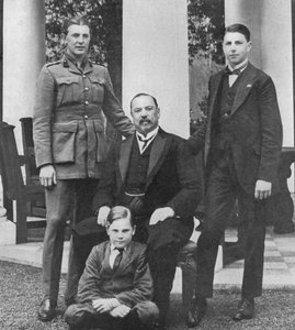 General Botha und seine drei Söhne