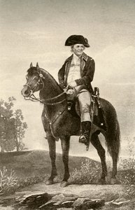 General Israel Putnam, zeigt die Uniform eines Kontinentaltruppen, ca. 1770, 1937 von Unbekannt