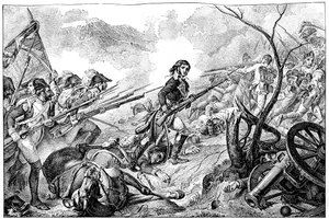 General Joubert in der Schlacht von Rivoli, 14. Januar 1797
