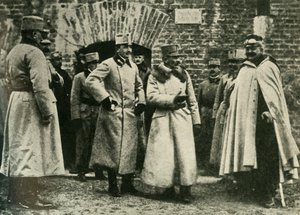 General Kusmanek und Prinz Franz Joseph an der Festung Przemysl, Erster Weltkrieg, 1915, ca. 1920 von Unbekannt