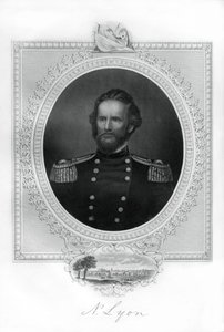 General Nathaniel Lyon, Unionsgeneral im Amerikanischen Bürgerkrieg, 1862-1867 von Unbekannt