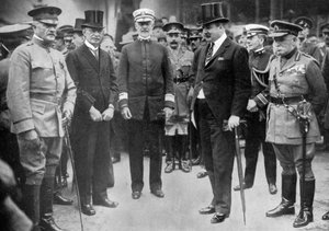 General Pershing kommt in Liverpool an, 8. Juni 1917, ca. 1920 von Unbekannt