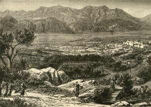 Gesamtansicht von Sparta, restauriert, 1890