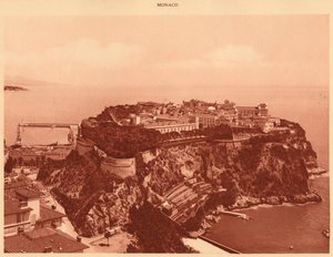 Gesamtansicht des Fürstentums Monaco, 1930 von Unbekannt