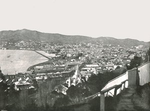 Gesamtansicht der Stadt, Wellington, Neuseeland, 1895 von Unbekannt