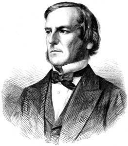 George Boole, englischer Mathematiker und Logiker, 1865