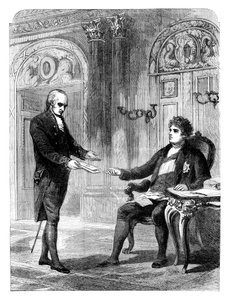 George Canning 1770-1827 erhält seine Ernennung zum Premierminister, 1827 ca. 1895