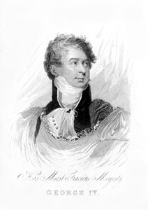 George IV., König des Vereinigten Königreichs und Hannover, 19. Jahrhundert von Unbekannt