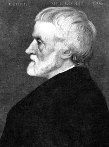 George Meredith 1828-1909, englischer Romanautor und Dichter, frühes 20. Jahrhundert von Unbekannt