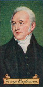 George Stephenson, aus einer Serie von Zigarettenkarten, 1935 von Unbekannt