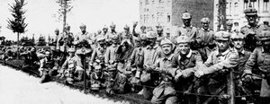 Deutsche Kaiserliche Garde in Brüssel, Erster Weltkrieg, 1914 von Unbekannt