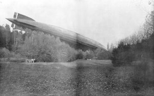 Deutscher Zeppelin L49 von den Franzosen unversehrt erbeutet, 20. Oktober 1917 von Unbekannt