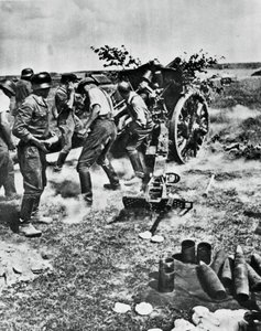 Deutsche Artillerie im Einsatz an der Ostfront, 1941