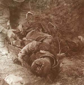 Deutscher Körper, Champagne, Nordfrankreich, 1915 von Unbekannt