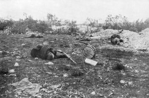 Deutsche Tote, Zweite Schlacht von Champagne, Frankreich, 25. September - 6. November 1915 von Unbekannt