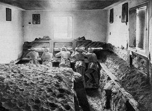 Deutsche Verteidigungsstellung an der Weichsel, Polen, Erster Weltkrieg, 1915 von Unbekannt