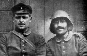 Deutsche Gefangene, gefangen von kanadischen Truppen, Vimy, Frankreich, Erster Weltkrieg