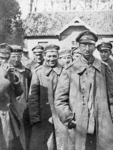 Deutsche Gefangene, gefangen am 18. April 1918, Frankreich
