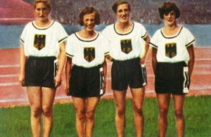 Deutsche 4 x 100m Staffel der Frauen, 1928 von Unbekannt