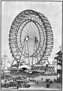 Riesenrad, Internationale Ausstellung, Chicago, 1893