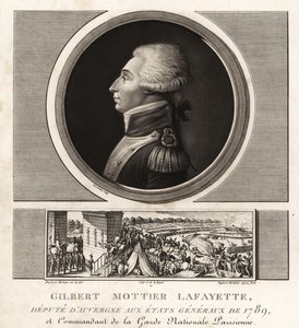 Gilbert Mottier Lafayette, Abgeordneter von Augergne zu den Generalständen von Unbekannt