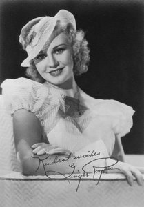 Ginger Rogers 1911-1995, amerikanische Schauspielerin, Tänzerin und Sängerin, ca. 1930er Jahre von Unbekannt
