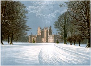 Glamis Castle, Angus, Schottland, Heimat des Earl of Strathmore, ca. 1880 von Unbekannt