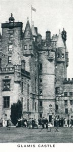Schloss Glamis, um 1937 von Unbekannt