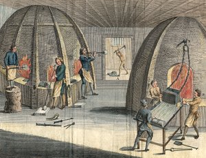 Glasherstellung, 1760